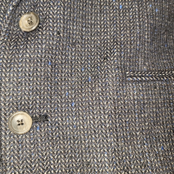 Givenchy blazer wool tweed mens 40R vintage fully lined preppy debonair jacket - Picture 3 of 12